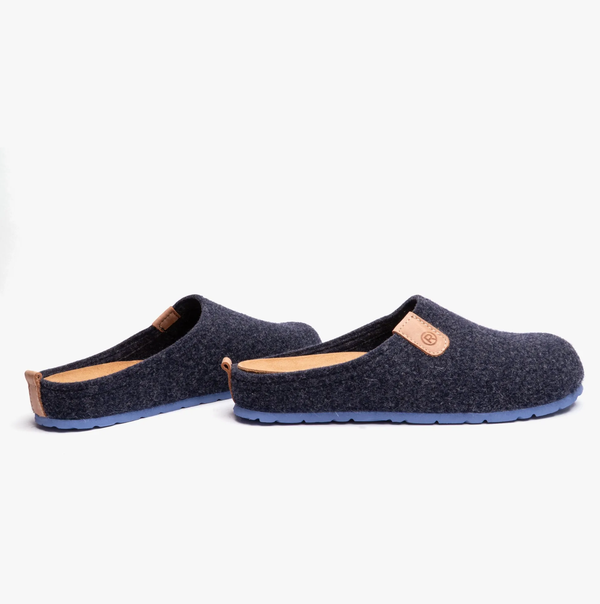 6900-56 Mens Slippers Ocean Blue