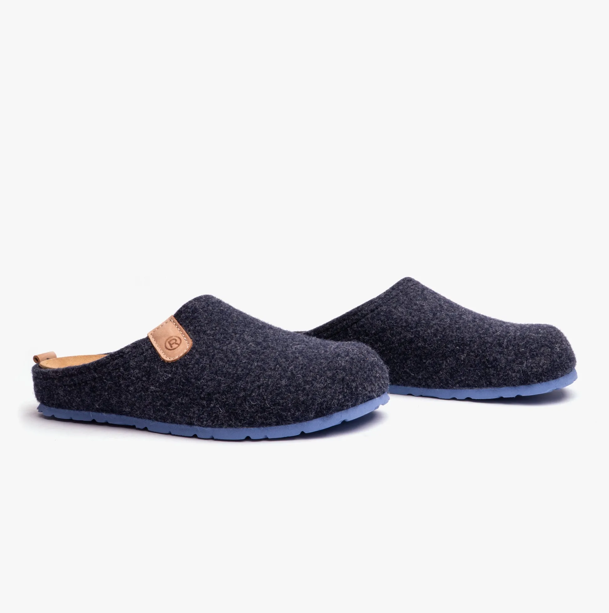 6900-56 Mens Slippers Ocean Blue