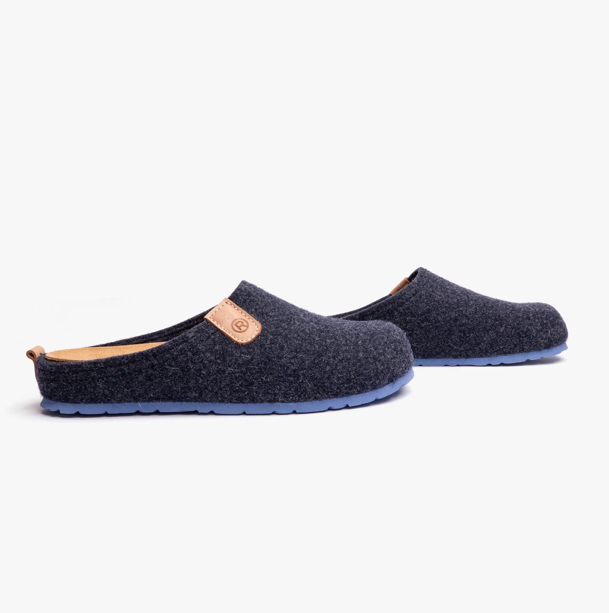 6900-56 Mens Slippers Ocean Blue