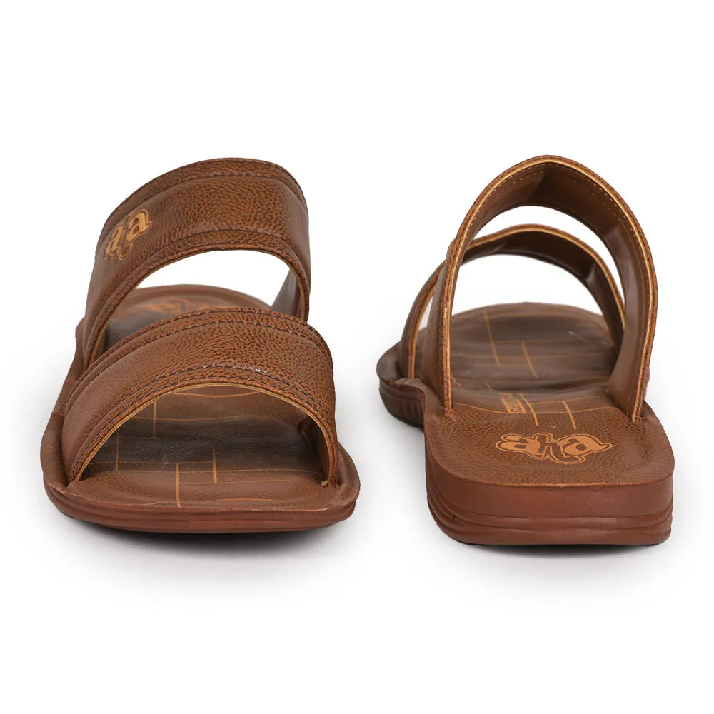 A-HA By Liberty GHD-50 Casual Tan Slipper For Men