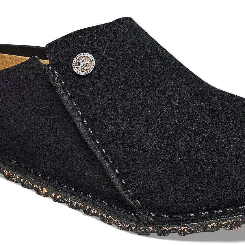 BIRKENSTOCK Men's Zermatt Premium Suede Leather (Black Wide Fit)