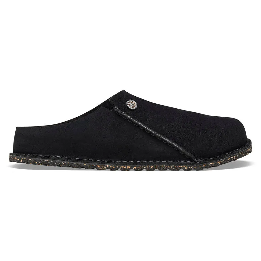 BIRKENSTOCK Men's Zermatt Premium Suede Leather (Black Wide Fit)