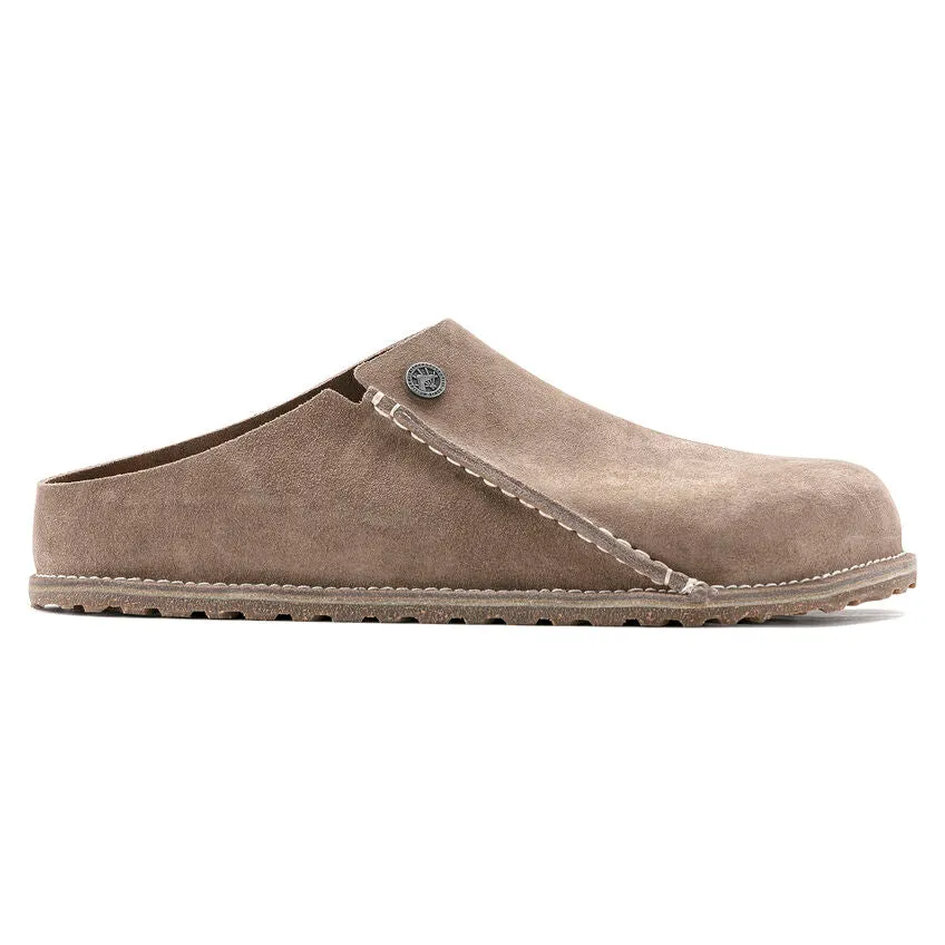 BIRKENSTOCK Men's Zermatt Premium Suede Leather (Gray Taupe - Wide Fit)