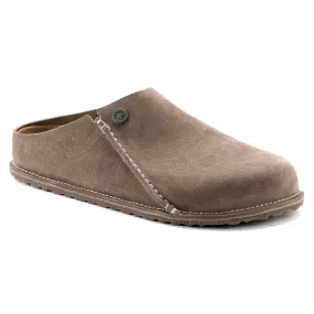 BIRKENSTOCK Men's Zermatt Premium Suede Leather (Gray Taupe - Wide Fit)