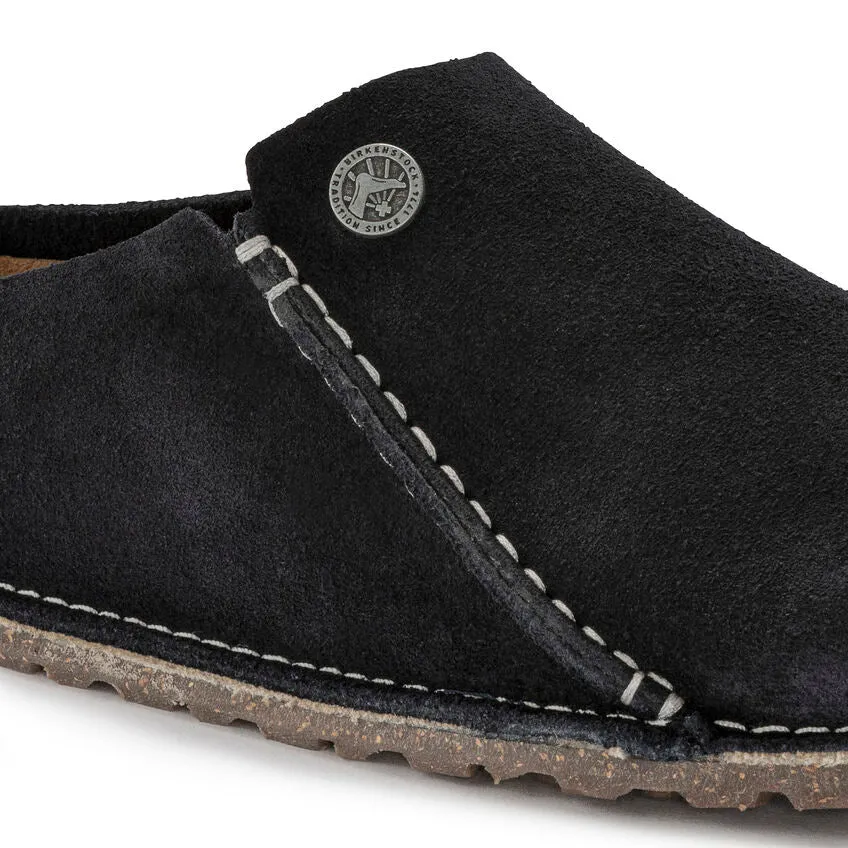 Birkenstock Men's Zermatt Premium Suede Leather (Midnight - Regular Fit)