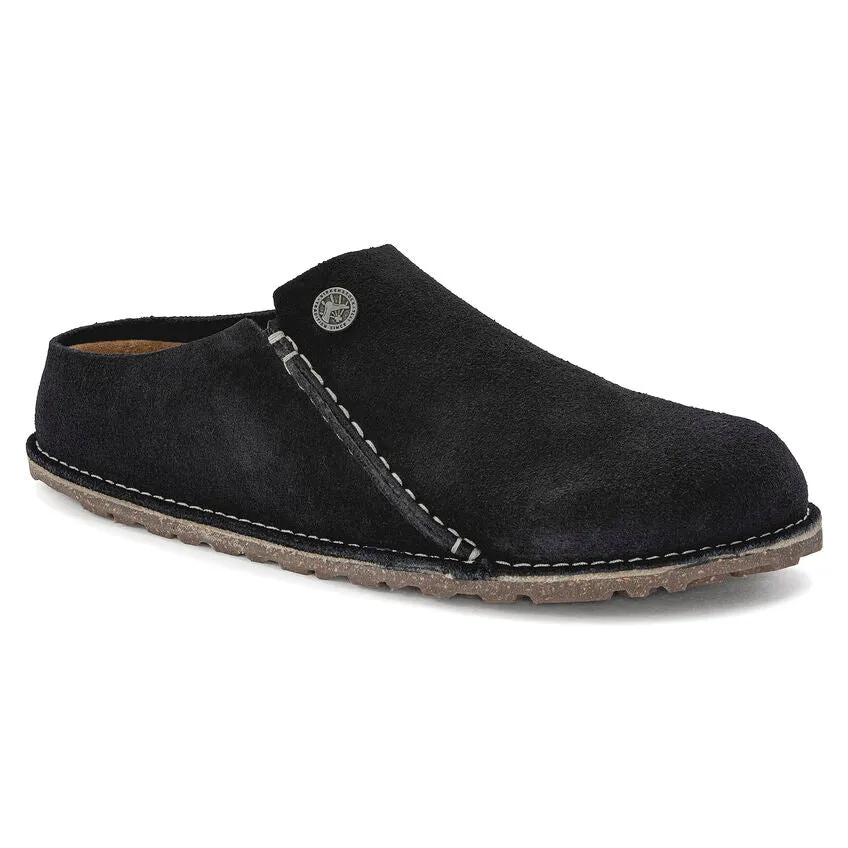 Birkenstock Men's Zermatt Premium Suede Leather (Midnight - Regular Fit)