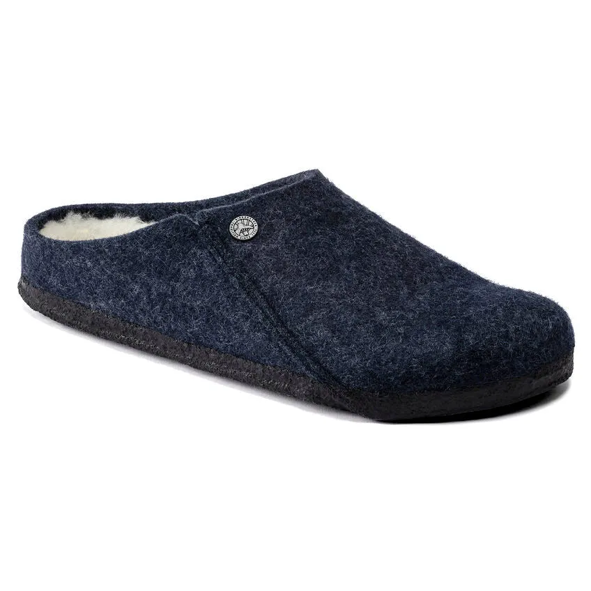 Birkenstock Men's Zermatt Shearling Wool Felt (Dark Blue - Regular Fit)