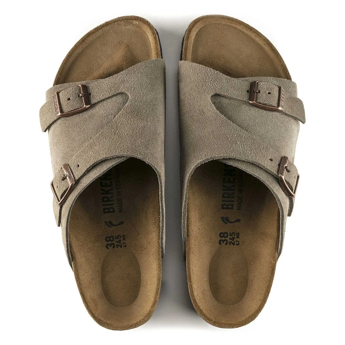 Birkenstock Women's Zurich Taupe Suede