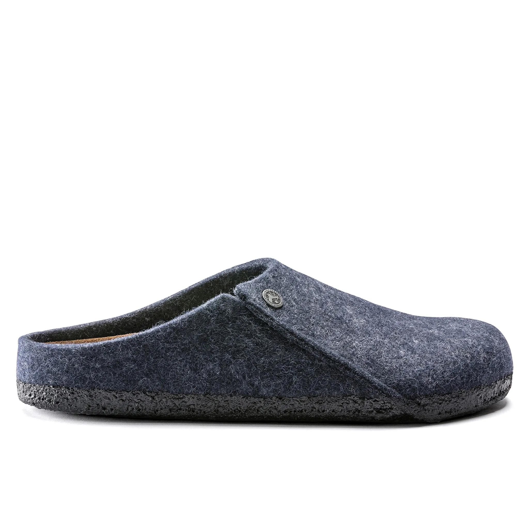 BIRKENSTOCK Zermatt Wool Felt Clogs - Dark Blue