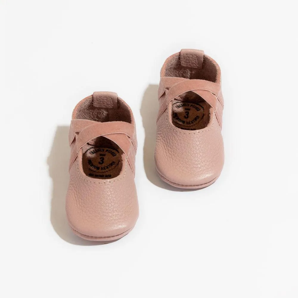 Blush Ballet Slipper Baby Shoe