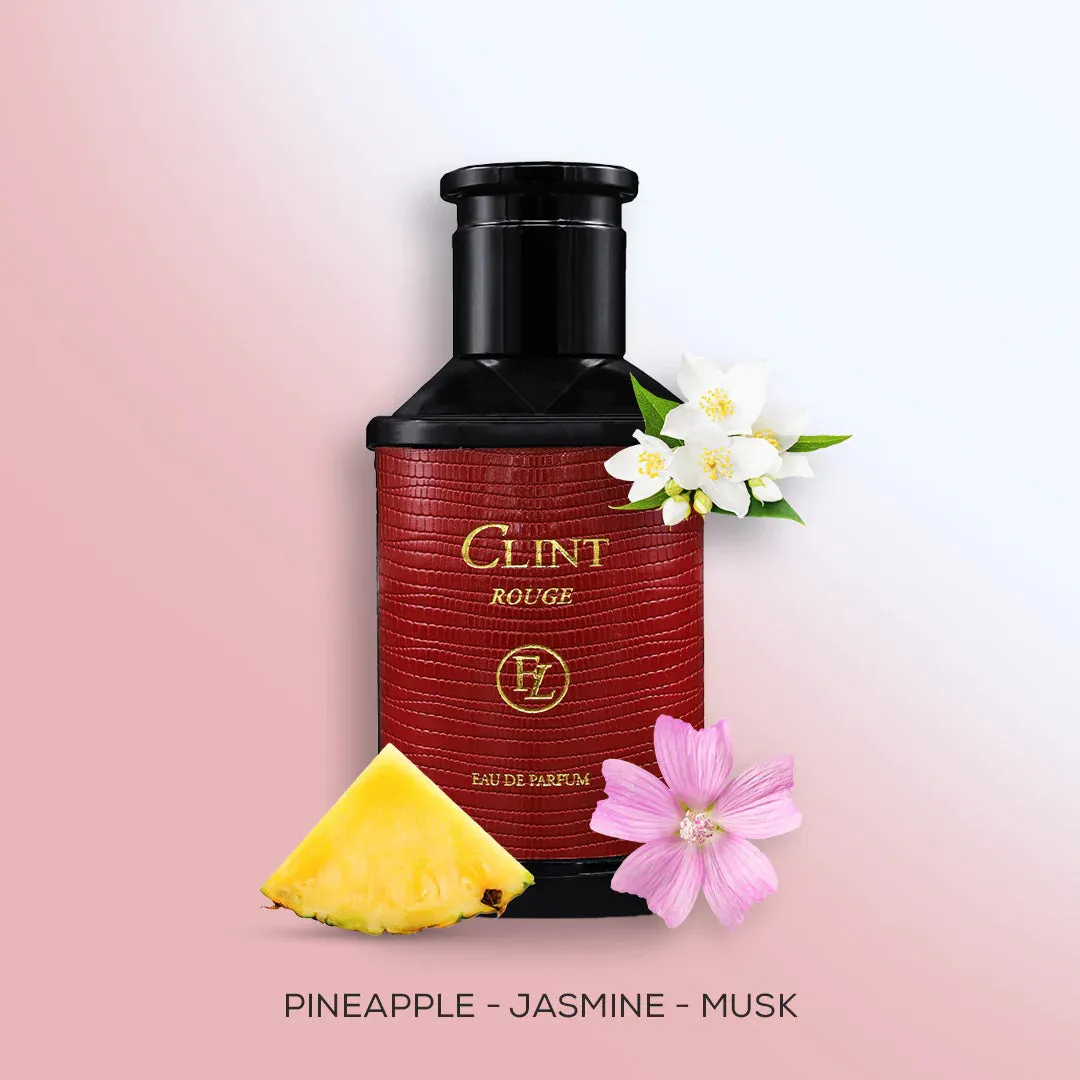 Sure! Heres an optimized title for the product:

Clint Rouge for Men Eau de Parfum - 3.4 oz (100 ml) by LOrientale Fragrances – Luxurious and Masculine Scent