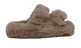 Colors Of California - Faux Fur Slipper Taupe