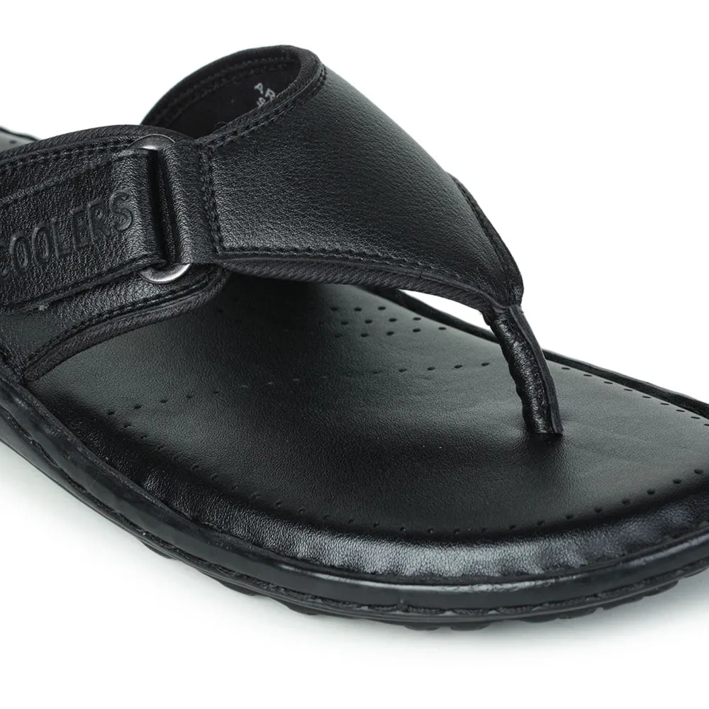 Coolers Casual (Black) Slipper For Men BRL-5 By Liberty