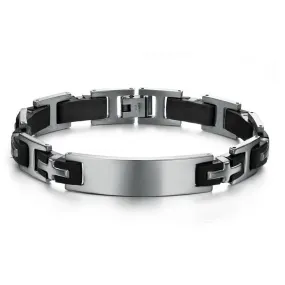 Cross Stainless Steel Men Bracelet