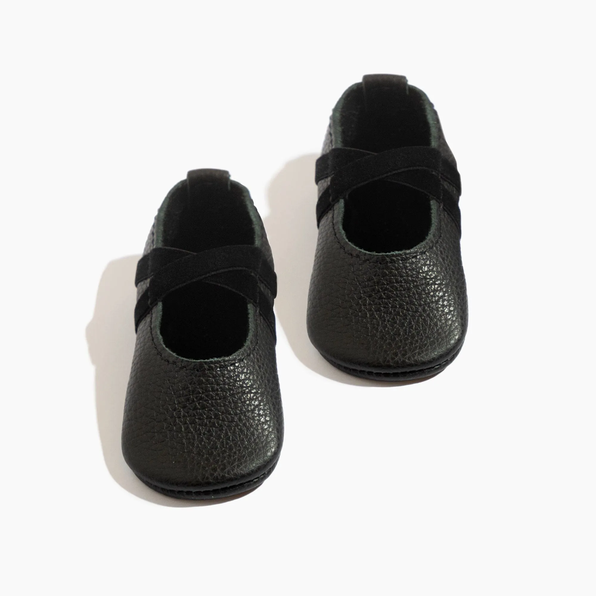 Ebony Ballet Slipper Baby Shoe