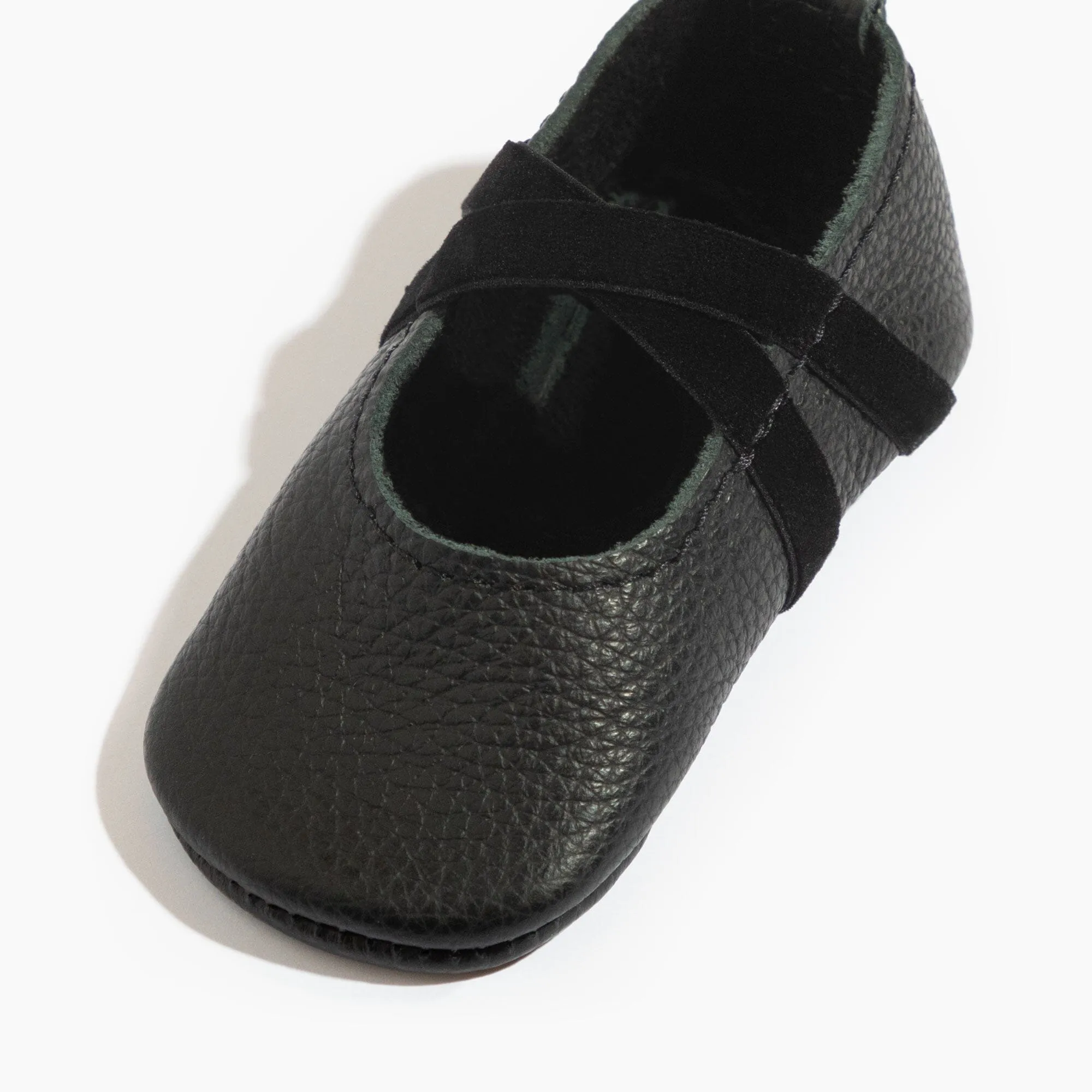 Ebony Ballet Slipper Baby Shoe