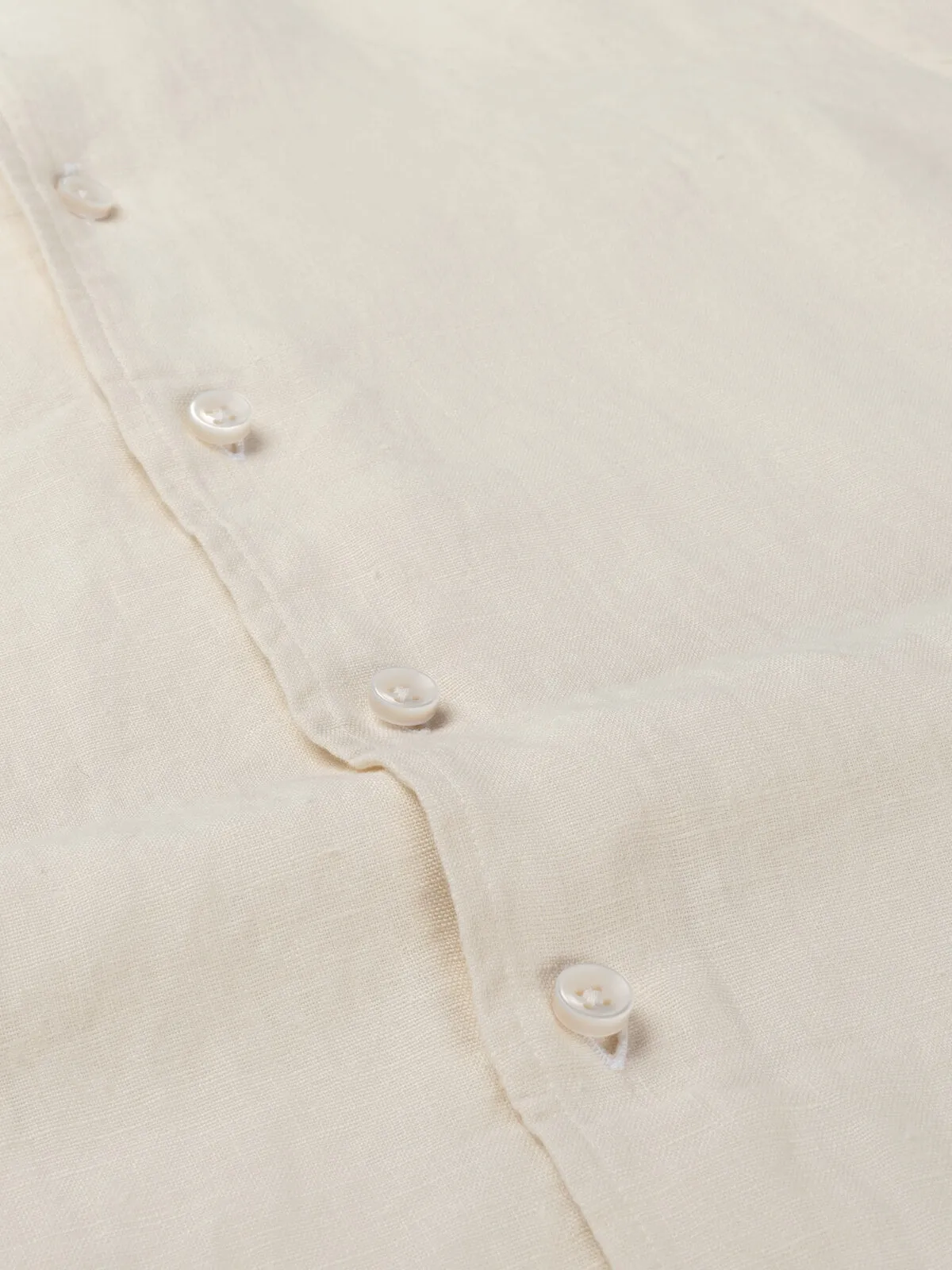 Ecru Linen Seaside Shirt