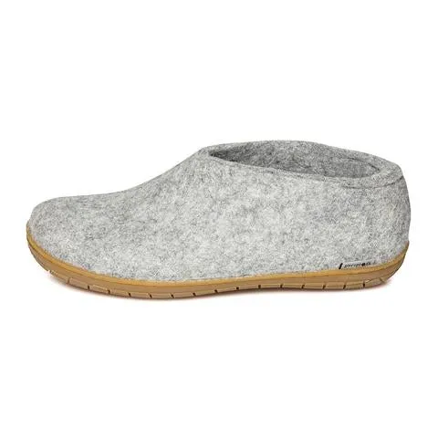 Glerups Slipper - Shoe Cut (Natural Rubber Sole)