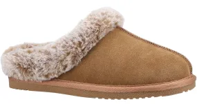 Hush Puppies Amara Womens Suede Leather Slipper