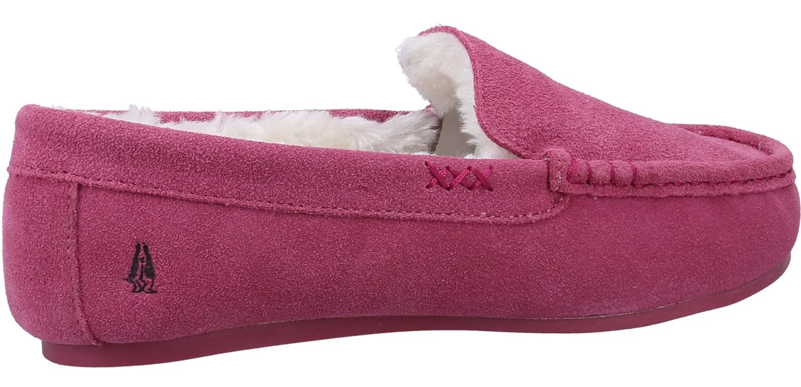 Hush Puppies Annie Womens Suede Mocassin Slipper