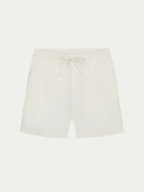 Ivory Linen Seaside Shorts