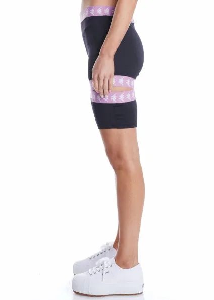 Kappa 222 Banda Fuig 3 Bike Shorts (Black Smoke/Violet) 341CGUW-A00