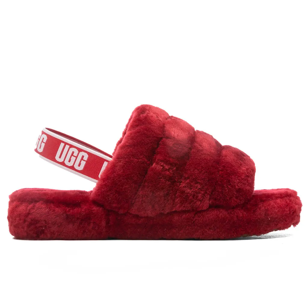 Kids Fluff Yeah Slide - Ribbon Red