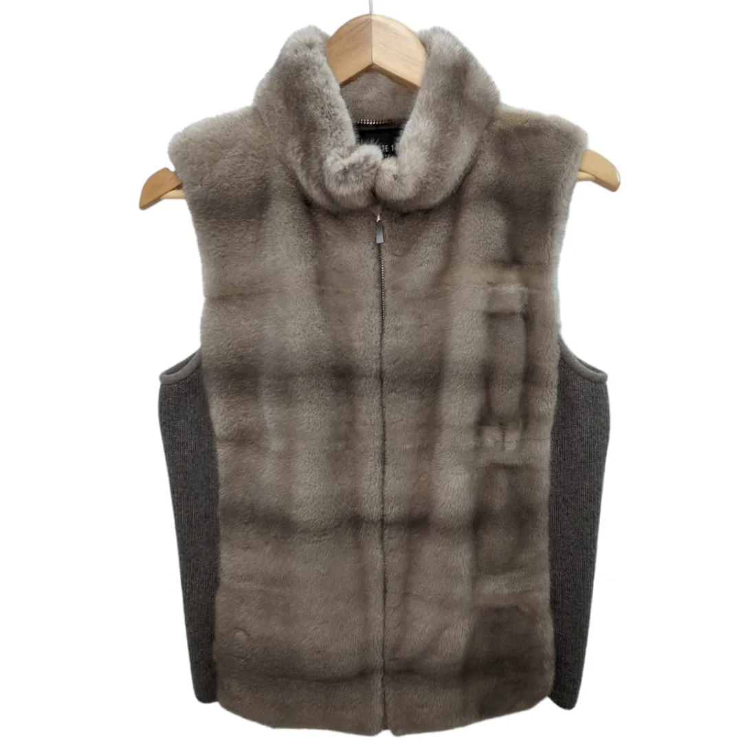 Lafayette 147 Loro Piana Cashmere and Mink Knit Vest - M