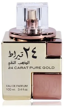 Lattafa 24 Carat Pure Gold Perfume For Men And Women, EDP, 100ml