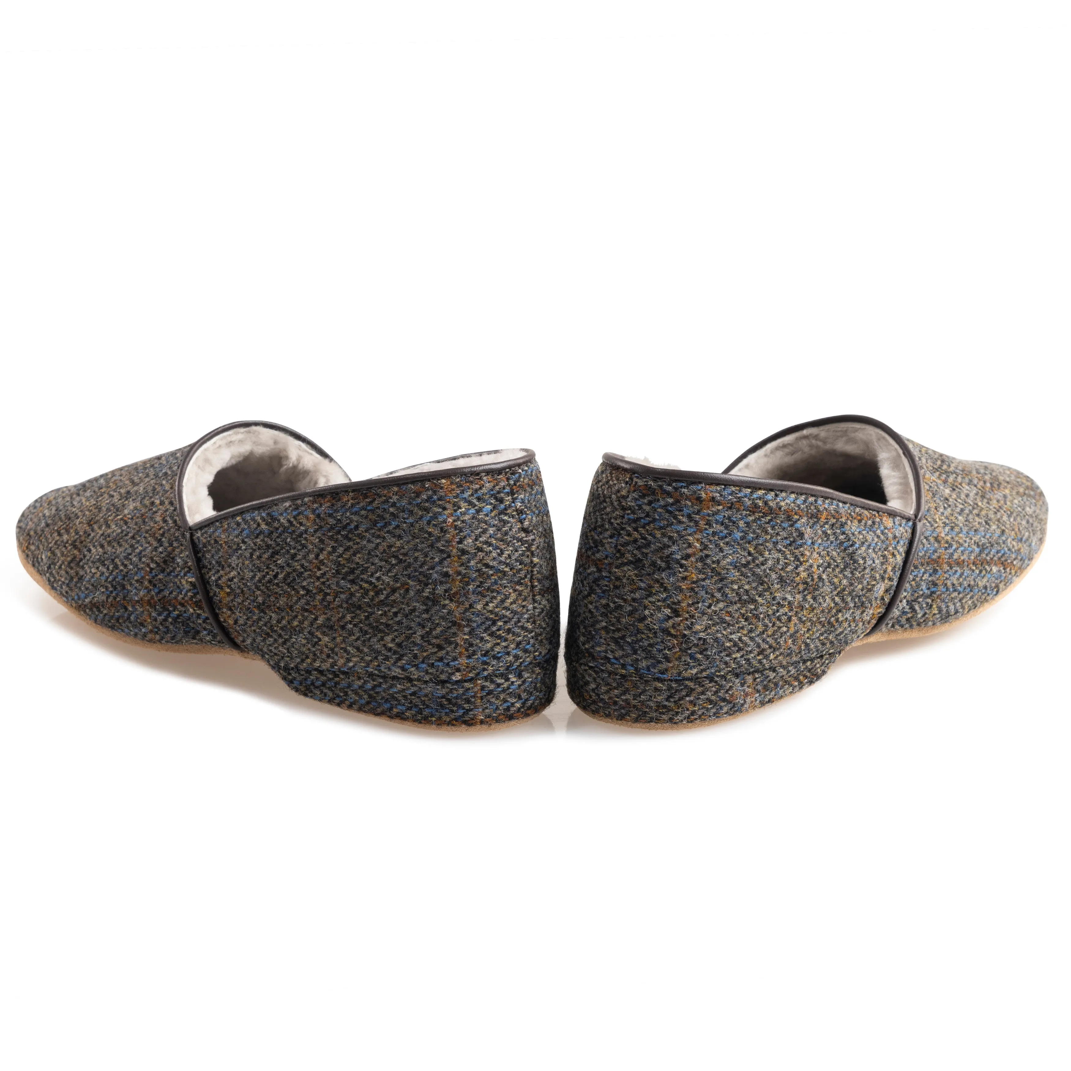 Lewis Tweed/Shearling Slipper