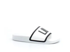 LIU JO Kos 2 Ciabatta Slipper Rubber White Black BA2169EX102