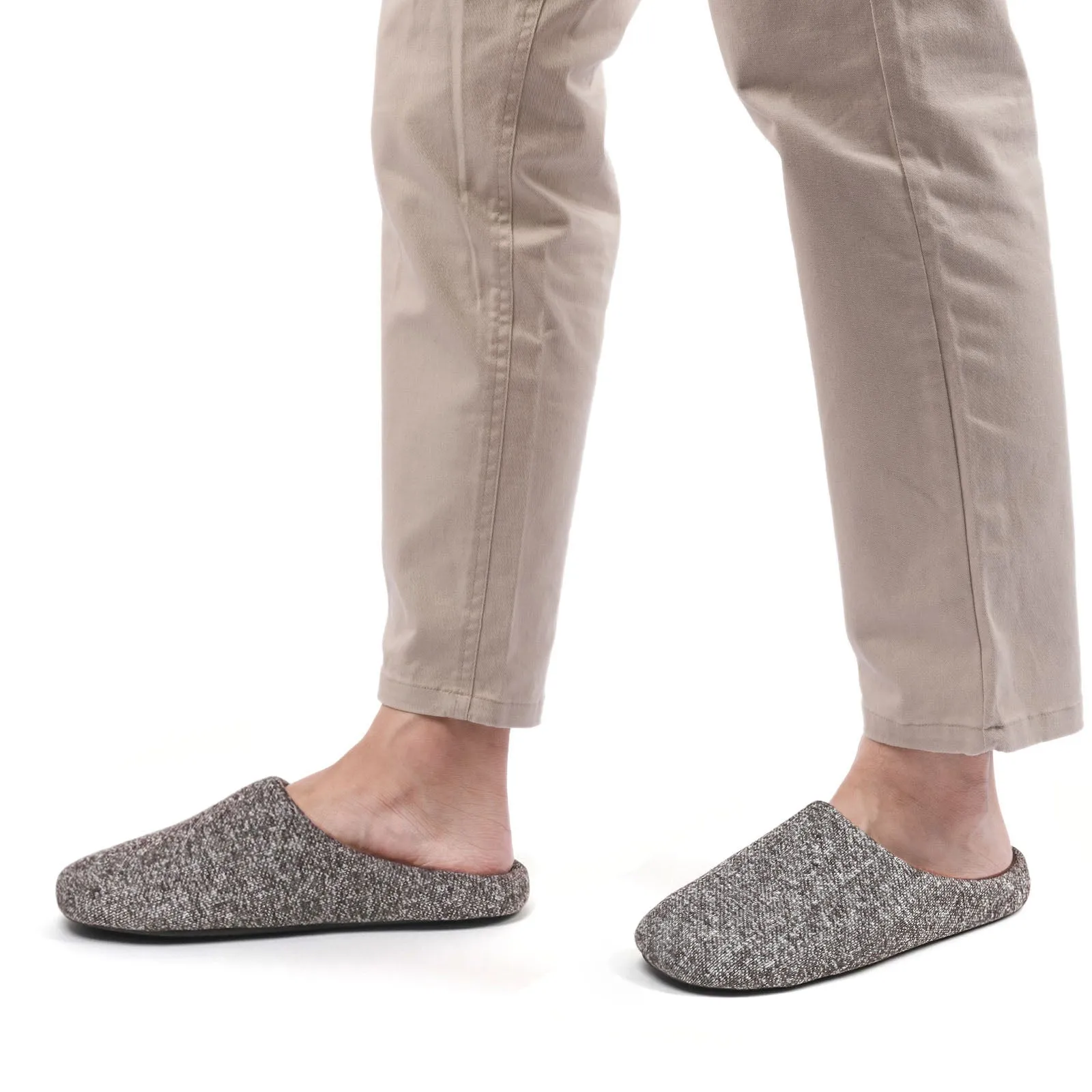 Men's Daniel Waffle Knit Memory Foam Scuff Slipper