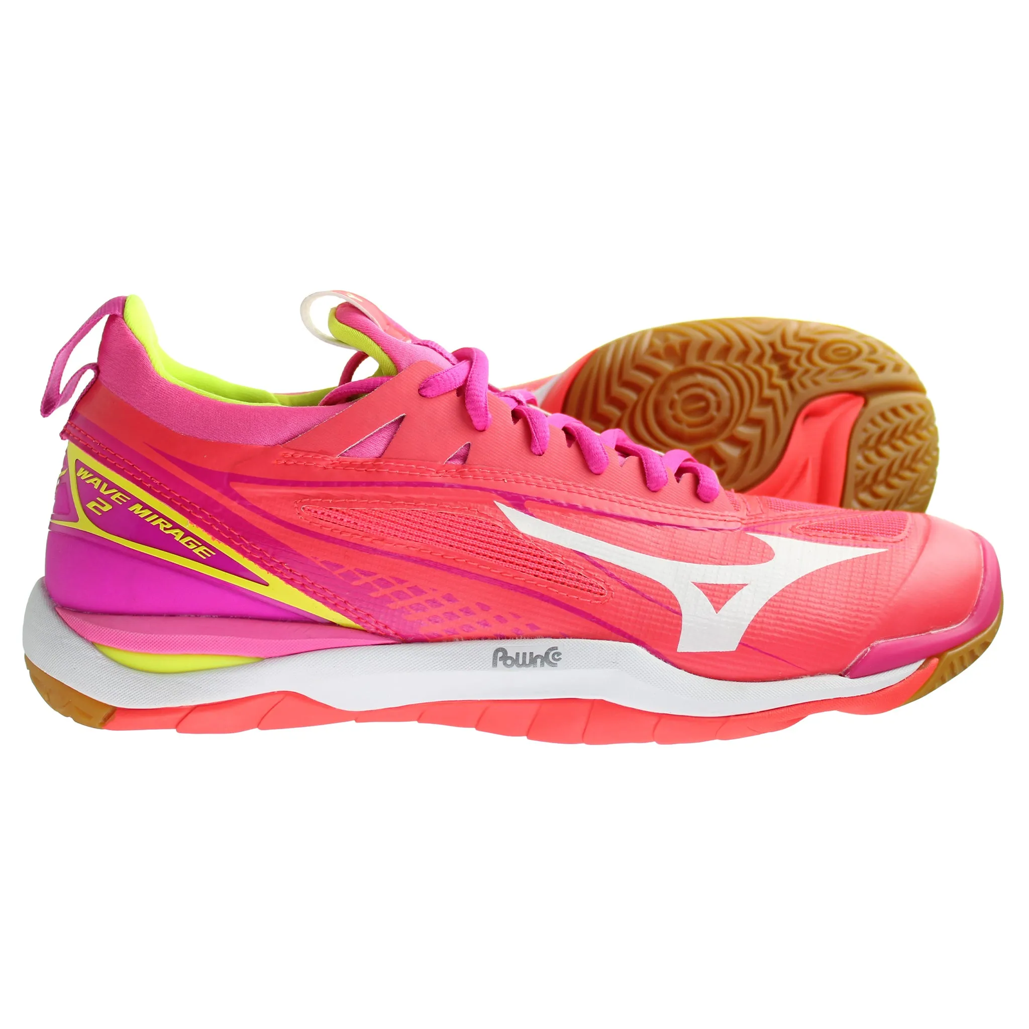 Mizuno Handball Wave Mirage 2 Multicolor Womens Running Trainers