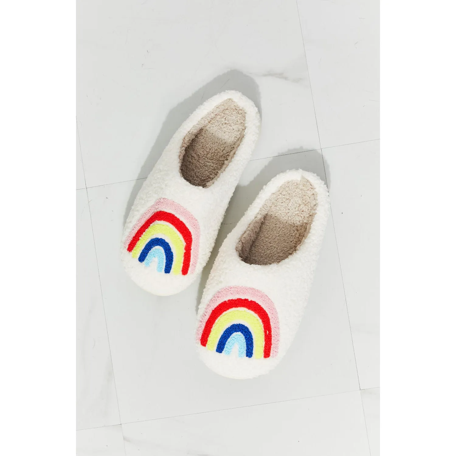 MMShoes Rainbow Plush Slipper