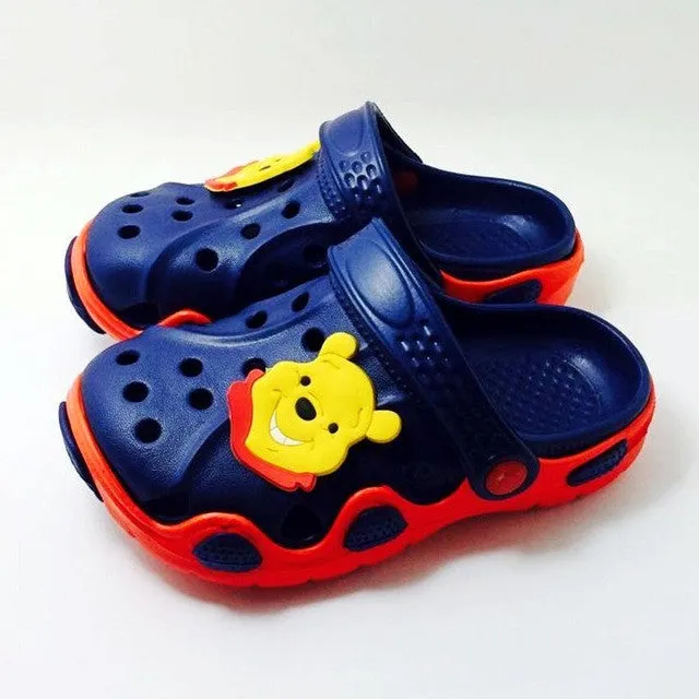 NEW Arrival Youth Boys/Girls Fashion Summer Sandals Beach Clog Croc Fit shoe charms/Flip Flops Slippers EVA Shoes