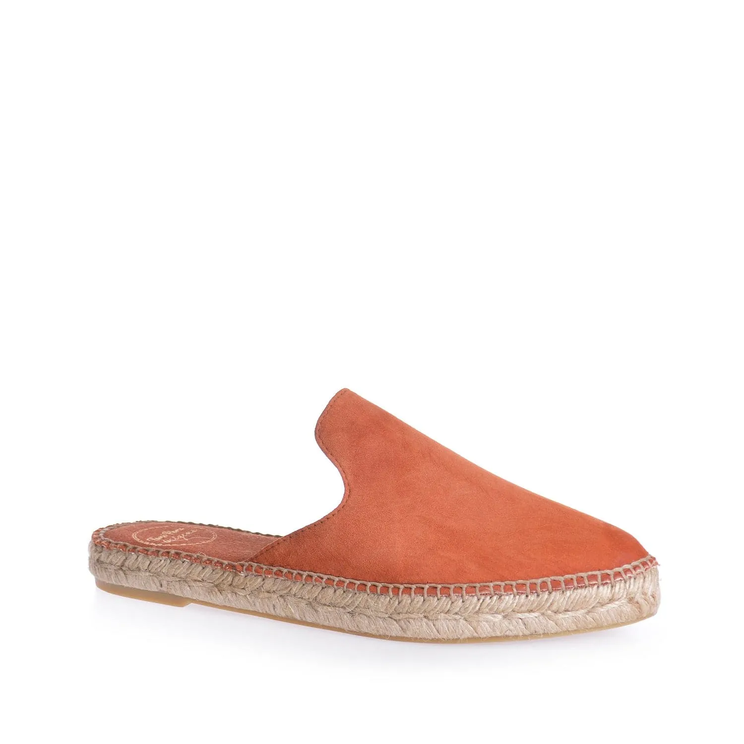 Plain Suede Leather Wedge Espadrille for Women - Ona-A