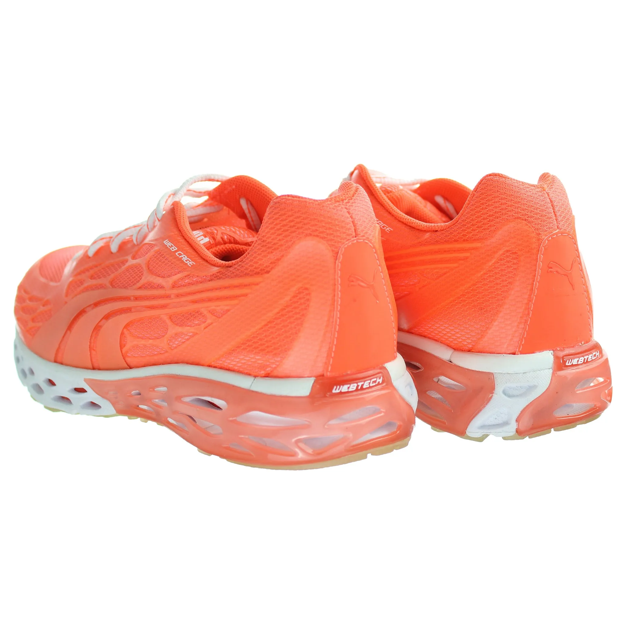 PUMA Bioweb Elite Glow Orange Womens Running Trainers