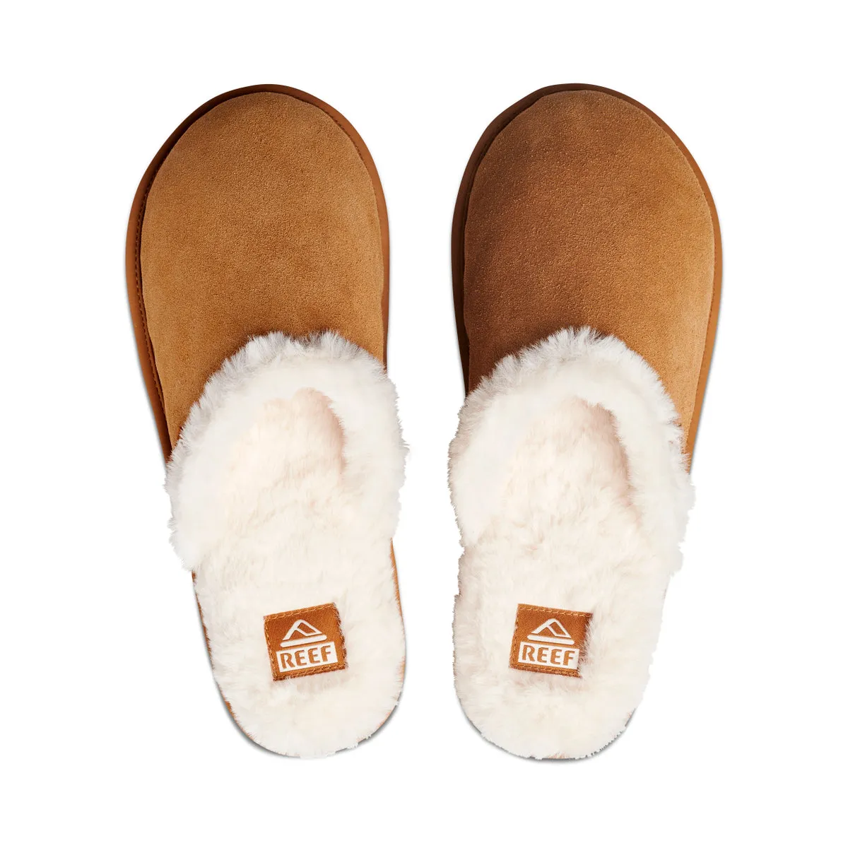 Reef Cozy Slipper Cognac   