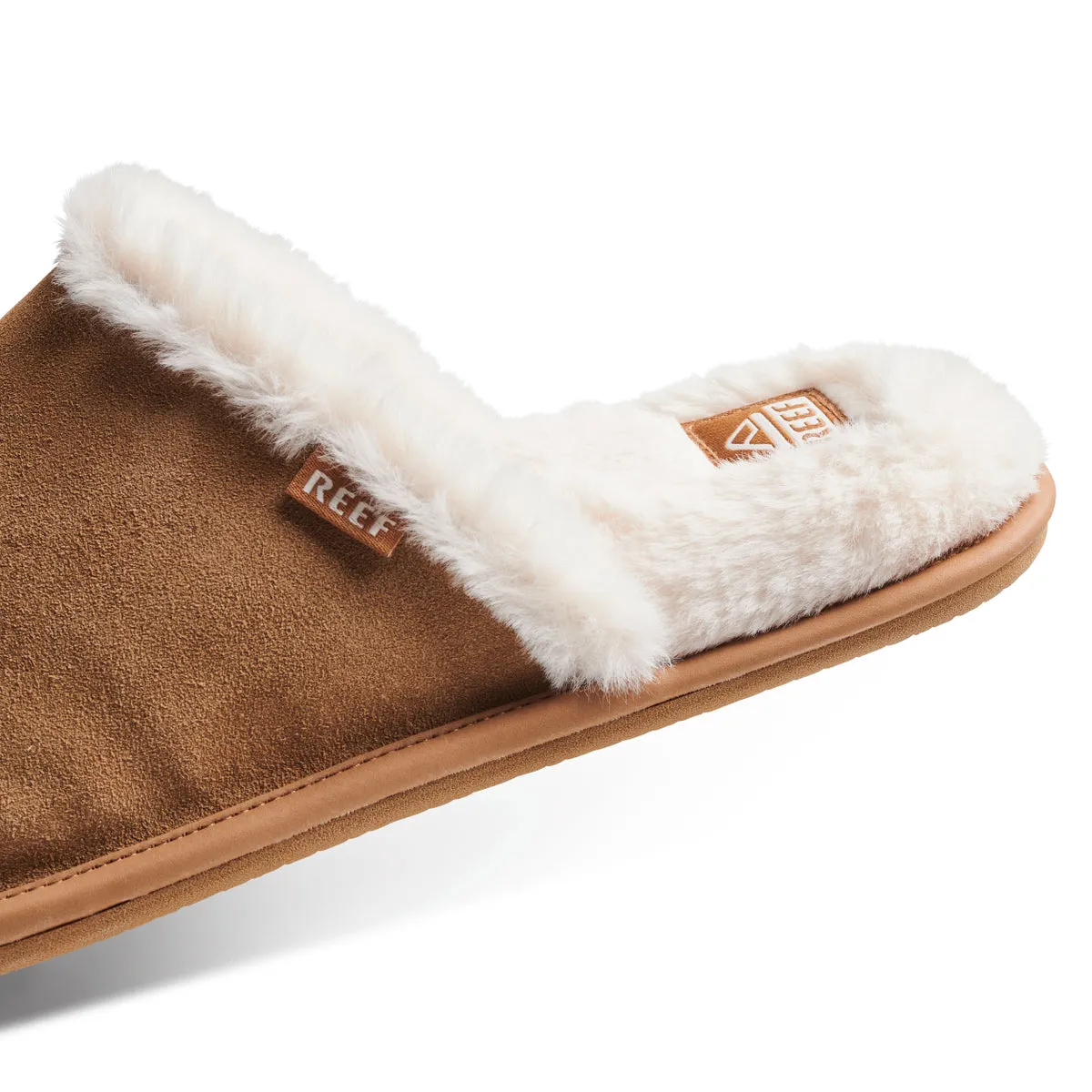 Reef Cozy Slipper Cognac   