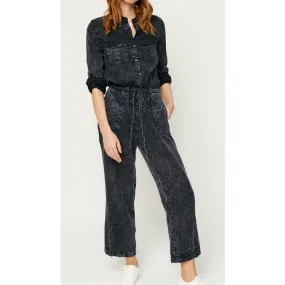 RENEE PANT ROMPER in CHARCOAL 1163