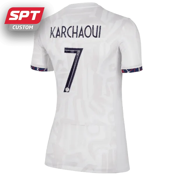 Sakina Karchaoui #7 France National Womens Away Jersey - 2023