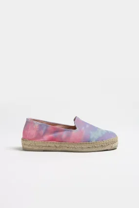 Slipper in Tie Dye Peony