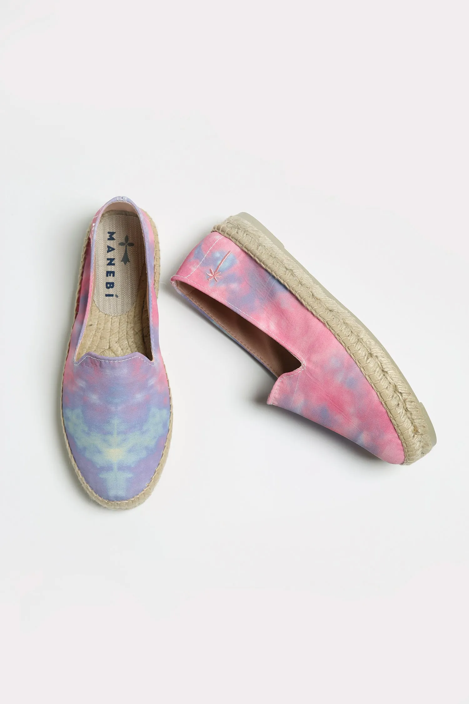 Slipper in Tie Dye Peony