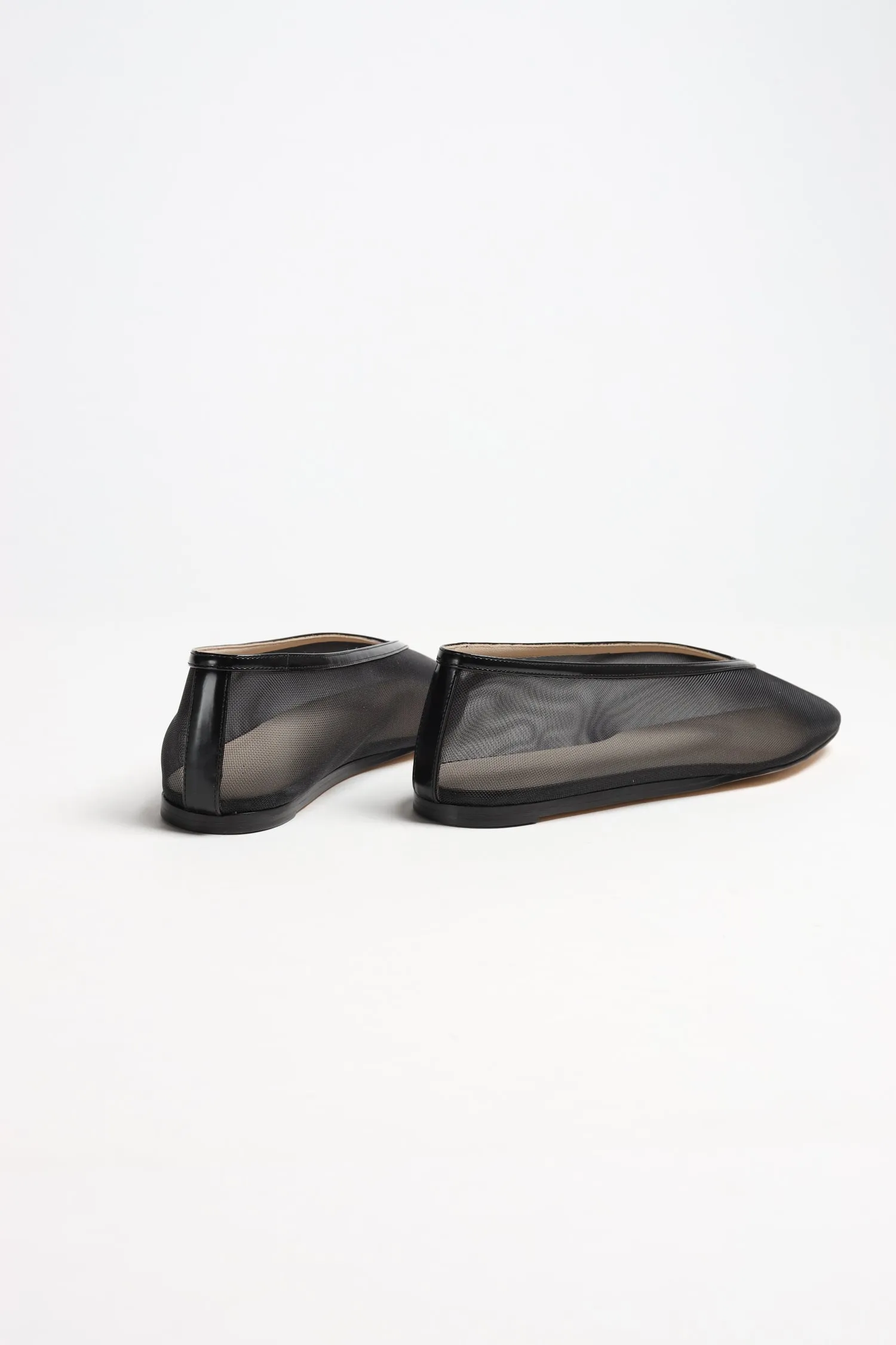 Slipper Luna Mesh in Schwarz