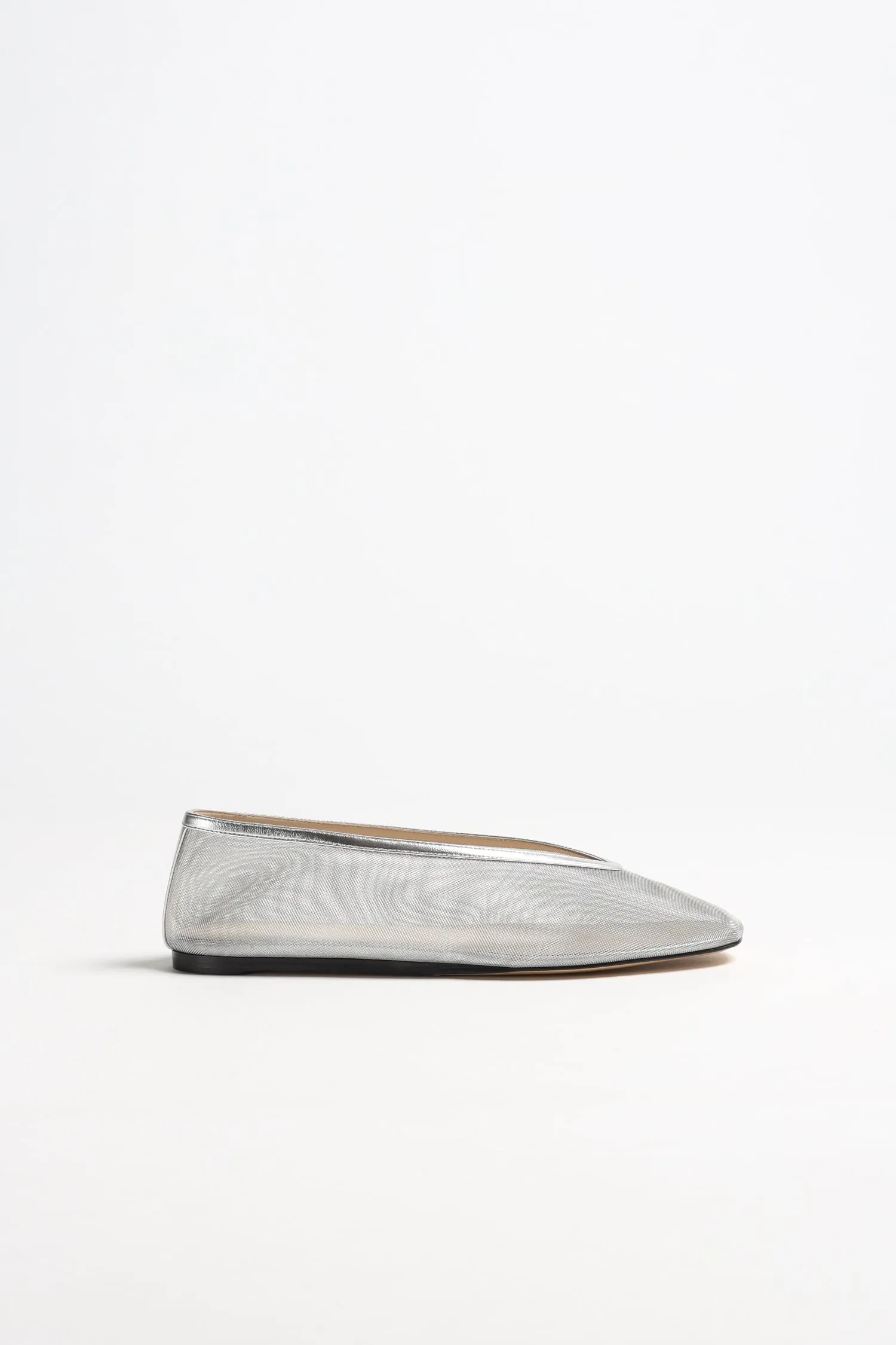 Slipper Luna Mesh in Silber