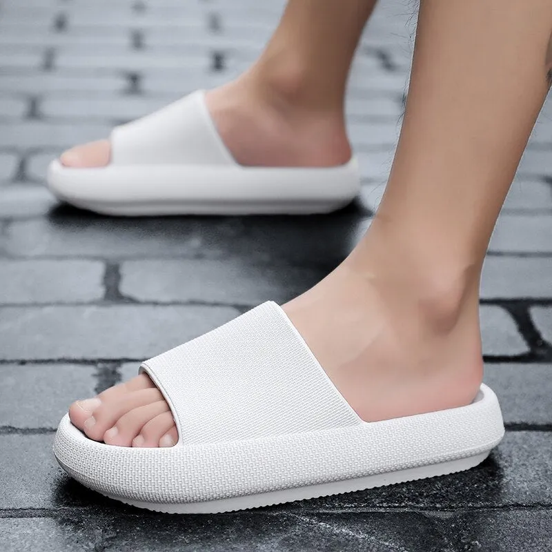 TEEK - Thick Sole Soft Bread Slippers