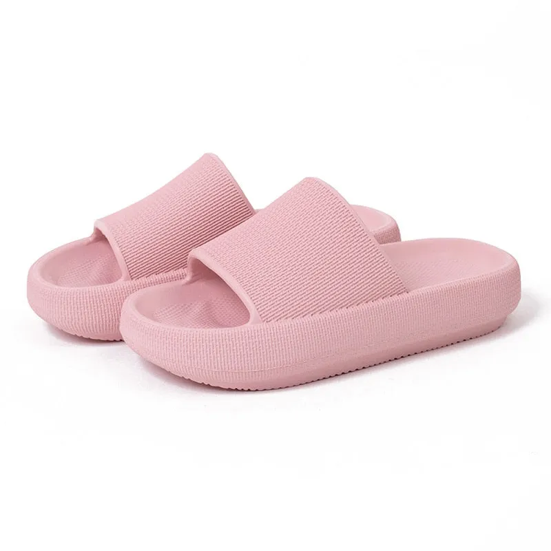 TEEK - Thick Sole Soft Bread Slippers