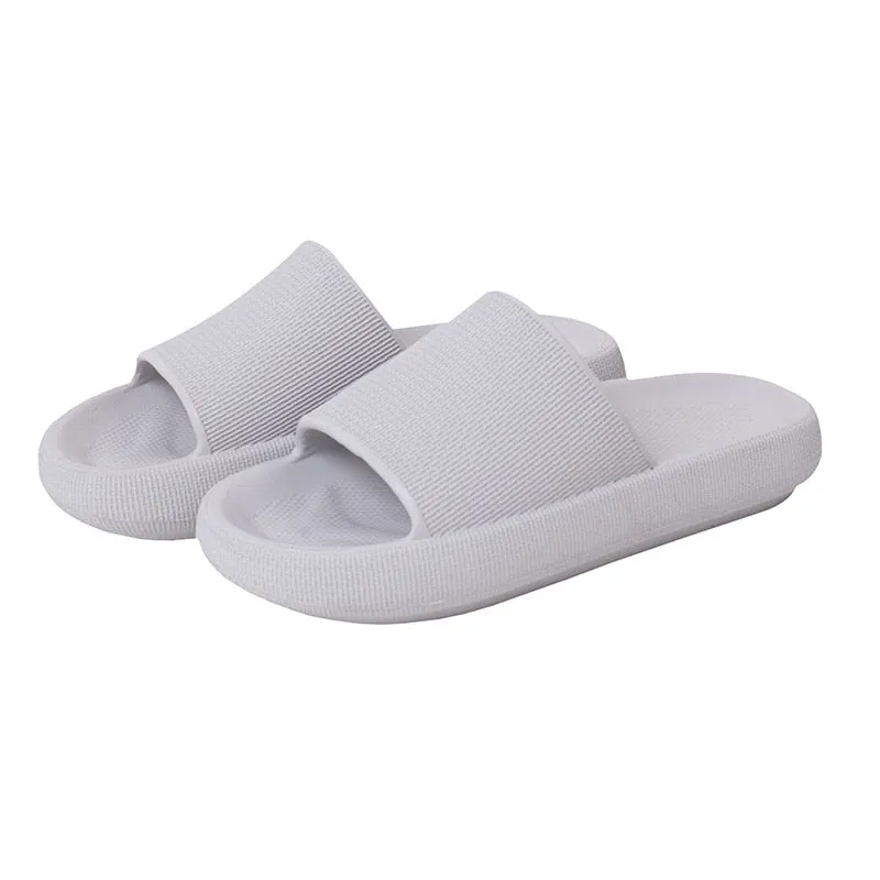 TEEK - Thick Sole Soft Bread Slippers