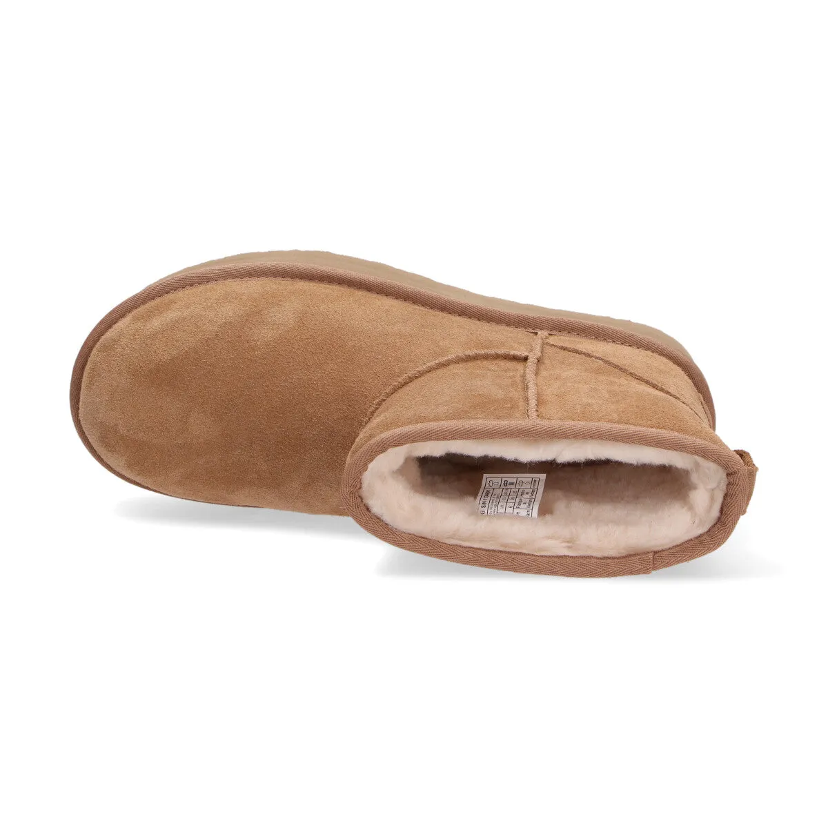 UGG classic mini platform camoscio cuoio