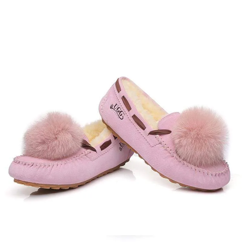 UGG Ozsnow Pom Pom Moccasin